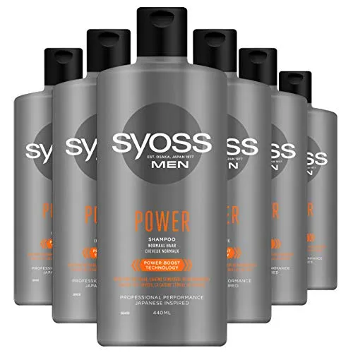 Syoss Men Power Shampoo, 6 x 440ML von Syoss