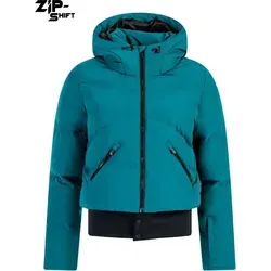 Protest Preppy Zip-shift Jacke Damen Blau XS - Die Protest Preppy Zip-shift Jacke für Damen in Blau bietet optimalen Schutz bei jedem Abenteuer. Mit ihrem stylischen Slim Fit und praktischen Taschen ist sie ideal für Pisten und Après-Ski. Genießen Sie Bewegungsfreiheit und Komfort!