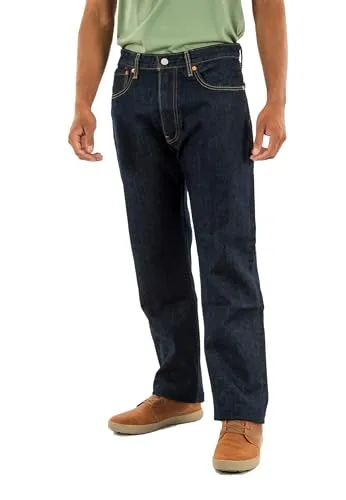 Levi's Herren 555 Relaxed Straight Jeans - Welcome to The Game, 33W / 30L - Jeans im Fünf-Taschen-Stil mit schmaler Passform und bequemem Sitz auf der Taille, ideal für lässige Outfits.