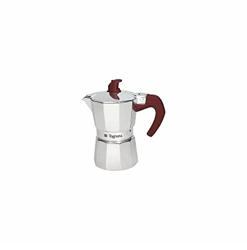 Tognana Extra Style Espressokocher für 1 Tasse, Aluminium, Grau