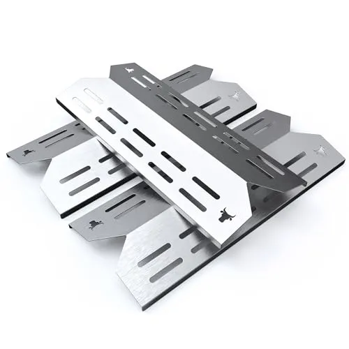 tuning-art Grillerweiterung GA25 Brennerabdeckung Set - Edelstahl Brennerabdeckung für Landmann Triton 3.0 und 3.1, schützt und verlängert die Lebensdauer Ihres Grills, ideal für Grillliebhaber.