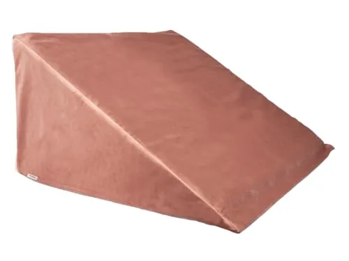 beties Keilkissenhülle in Altrosa, Samt&Sonders-Serie - Elegante Keilkissenhülle ca. 62x49x30 cm aus hochwertigem Samt, pflegeleicht und ohne schädliche PFC. Ideal für ein entspanntes Wohnerlebnis, waschbar bei 30°C und in vielen Farben erhältlich.