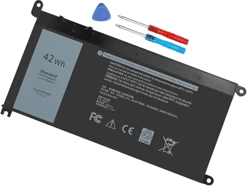 WDX0R Laptop-Akku für Dell Inspiron 15 7579 7569 5578 5565 5567 5568 5570 5775 5579 7560 7570 13 5378 5368 7375 7378 737378 8 17 5765 5767 5770 Series P69G001 P58F P58F001 P75F P66F P69G 3CRH3
