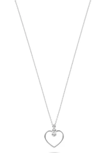 FAVS Damen-Kette 925er Silber 3 Zirkonia One Size 89211263