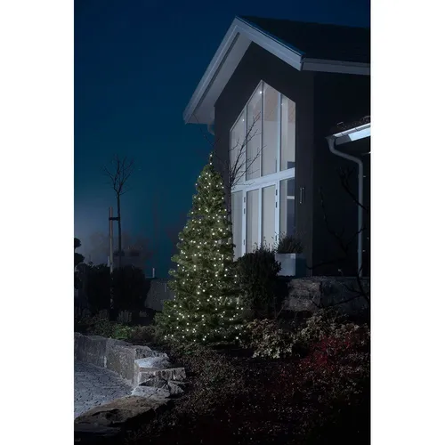 15m Micro LED kompakt System Erweiterung: Lichterkette 100 Kaltweiße Dioden für