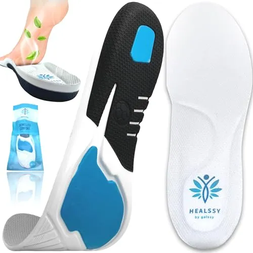 Premium-Orthopädische Einlegesohlen – Haltungskorrektur, Stoßdämpfung, Medizinische Unterstützung für Plattfüße, Hohlfüße, Fersensporn, Fasciitis Plantaris, Schmerzlinderung für Füße, Wiederverwendbar