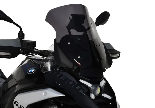 ERMAX Windschutzscheibe Sport für BMW R 1300 GS Adventure 2024-2025 - Windschilder für BMW Motorrad, bietet optimalen Windschutz und verbesserten Fahrkomfort auf langen Strecken.