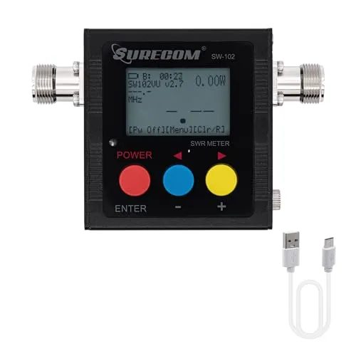 Surecom Gam3Gear SW-102S SO239 Anschluss Digital VHF UHF 125-525 MHz Power & SWR Meter