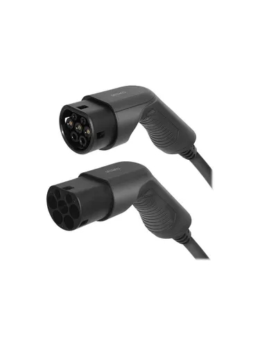 DELTACO KC017 EV-Ladekabel für Elektroautos - Ladestationenzubehör für Elektrofahrzeuge, 10 Meter lang mit 11 kW Ladeleistung, wetterfest und IP66 zertifiziert für zuverlässiges Laden bei jedem Wetter.