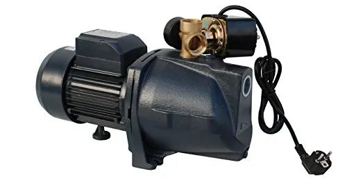 Wasserpumpe 1500 W 230V 4800 L/Std inkl Druckschalter Manometer Jetpumpe Gartenpumpe