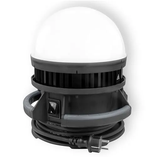 Ansmann Ball Light 100W - Leistungsstarke 360° Arbeitsleuchte - Taschenlampen: Mit 11500 Lumen und blendfreier Lichtstreuung ist diese robuste LED-Arbeitsleuchte ideal für professionelle Anwendungen.