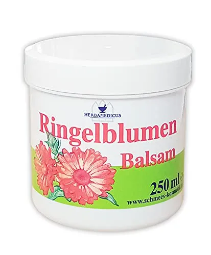RINGELBLUMEN BALSAM 250ml Hautpflege Hautbalsam Pflegecreme Schutzcreme Baby Herbamedicus Haut Pflege Creme Gel 01
