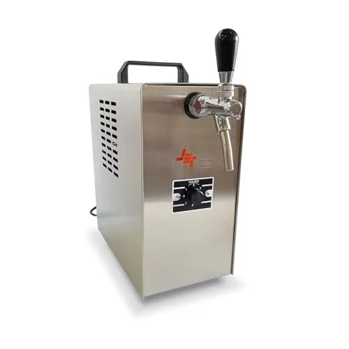 Zapfanlage JET 30 Komplettset mit Trockenkühler - Professionelle Zapfanlage für Bierausschank bis 35 L/h. Ideal für Heimgebrauch und Gartenpartys. Effiziente Kühltechnologie und einfache Reinigung sorgen für ein optimales Zapferlebnis.
