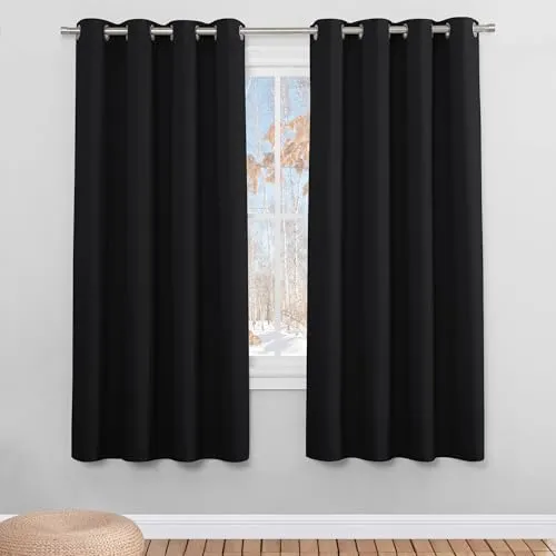 Vorhänge & Gardinen Schwarz von PONY DANCE