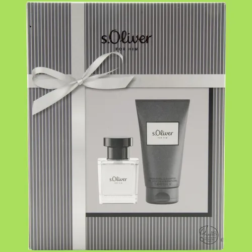 s.Oliver For Him Geschenkset 1 Duo Set = 1x30ml Eau de Toilette/1x75ml Duschgel