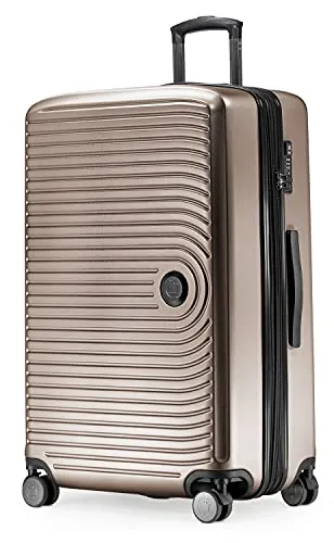 HAUPTSTADTKOFFER Mitte - Großer Hartschalenkoffer mit TSA - Koffer mit 8 cm Volumenerweiterung, 4 Rollen und 130 Litern Volumen für maximalen Komfort beim Reisen, ideal für jede Airline.
