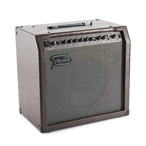 Fame AE-30 Akustikgitarren Verstärker Combo - 30-Watt Akustikgitarren Verstärker mit integriertem Reverb und Effektprozessor, ideal für Singer-Songwriter, perfekt für individuelle Klanganpassung und Live-Performances.