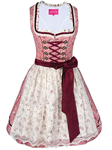Krüger Dirndl Damen Dirndl Rose (70) 34