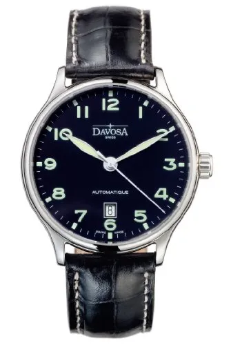 Davosa Classic Automatic Uhr Ref. 161.456.51 - Elegante Zeitmessung - Armbanduhren für Unisex Erwachsene, klassische automatische Uhr mit zeitlosem Design und präzisem Mechanismus für stilbewusste Träger.