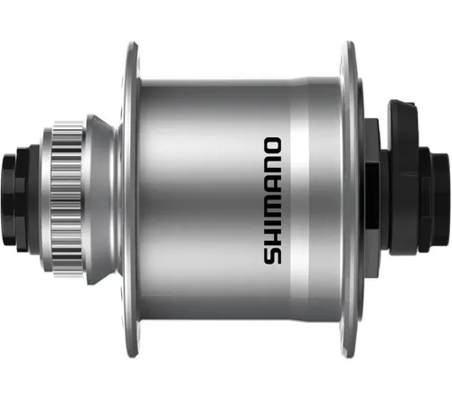 SHIMANO Nabendynamo DH-UR708-3D für Scheibenbremsen - Effizienter 6V/3W Nabendynamo mit 32 Loch und Center-Lock für zuverlässige Lichtversorgung. Ideal für Trekking- und Citybikes im täglichen Einsatz.