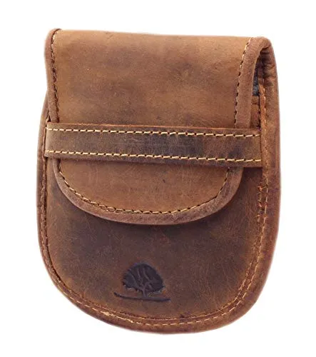 Greenburry Vintage Leder Munitionstasche - Geldbörsen & Etuis, stilvolle und robuste Munitionstasche aus hochwertigem Leder im Vintage-Look, ideal für Herren und Outdoor-Enthusiasten.
