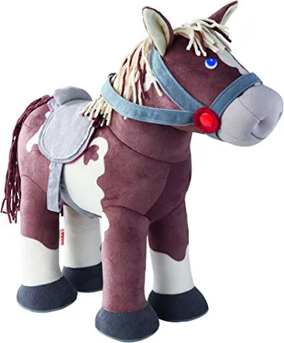 Pferd Joey, Kuscheltier - Kuscheliges Pferd für Kinder ab 18 Monaten, ideal zum Spielen und Schmusen, fördert die Fantasie und Kreativität.