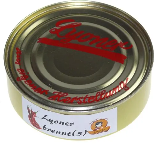 Schwarzwald Metzgerei: Dosenwurst Chili - Lyoner (brennt) 200g