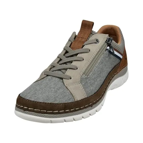 Bugatti Herren Schnürstiefel - Beige Chukka Boots für Winter - Herren-Stiefel mit warmem Kaltfutter, ideal für kalte Tage und eleganten Look im Büro oder Freizeit.