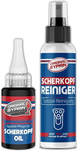 Orig. Syprin Scherkopfreiniger und für Barttrimmer Haarschneider Rasierer - SET