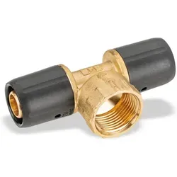 Pipetec Steck-T-Stück mit Innengewinde 20x2 - 3/4