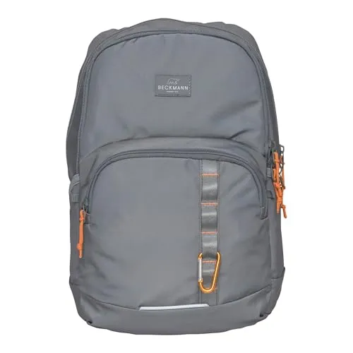 Beckmann Sport Junior Green Orange Schulrucksack - Ergonomischer Tagesrucksack mit Laptopfach für 16