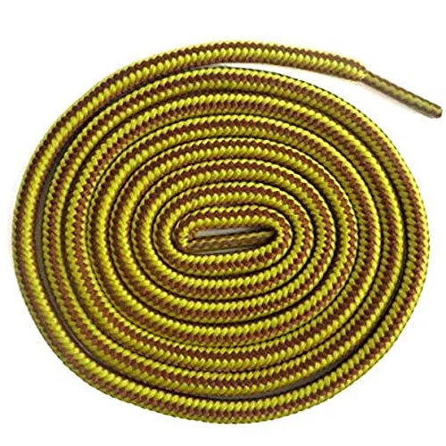 Schnürsenkel Runde 3 mm Dicke Collonil Kordel Durable 150 cm Orangebraun/gelb