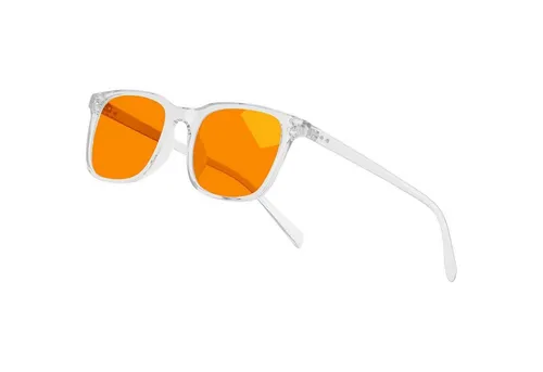 LuxusKollektion Brille Brillenfassungen Computerbrille BlueLight Damen Herren Klar Orange99%
