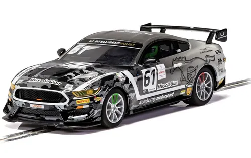 Scalextric C4221 Ford Mustang GT4 - Academy Motorsport 2020, Schwarz