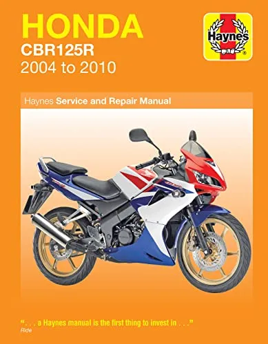 Honda CBR125R (04 - 10) Handbuch - Umfassendes Reparaturhandbuch mit 700+ Bildern, Fehlerfinder und DIY-freundlichen Techniken für die CBR125R, ideal für Hobbymechaniker.