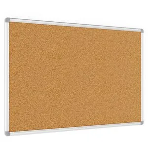 ALLboards Pinnwand 90 x 60 cm aus Naturkork - Pinnwand aus Naturkork mit Aluminiumrahmen, selbstheilende Oberfläche für langlebige Nutzung. Ideal zum Anheften von Notizen und Bildern, flexibel montierbar im Hoch- oder Querformat.