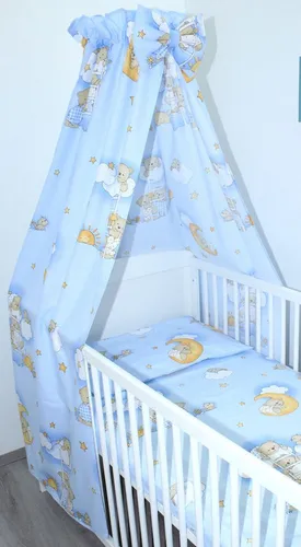 Primawela Betthimmel Vollstoff Himmel für Baby Bett Vollstoffhimmel Betthimmel