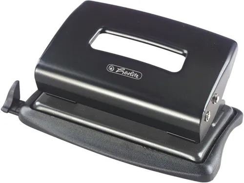 Herlitz Locher Locher 1,2mm schwarz mit Anschlagschiene