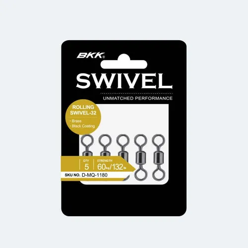 BKK Wirbel Rolling Swivel 32 schwarz #8 19kg