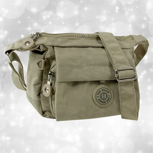 Handtasche Abendtasche Nylon stone Damen crossover Tasche Bag Street OTJ232L