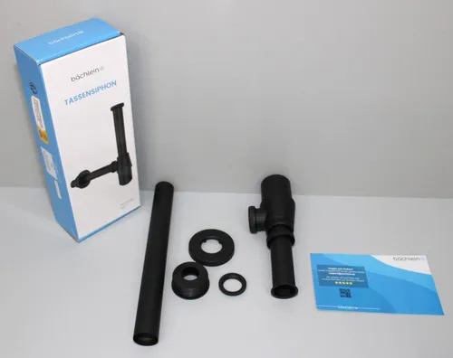 Bächlein Siphon Tassensiphon mit abnehmbarer Reinigungskappe