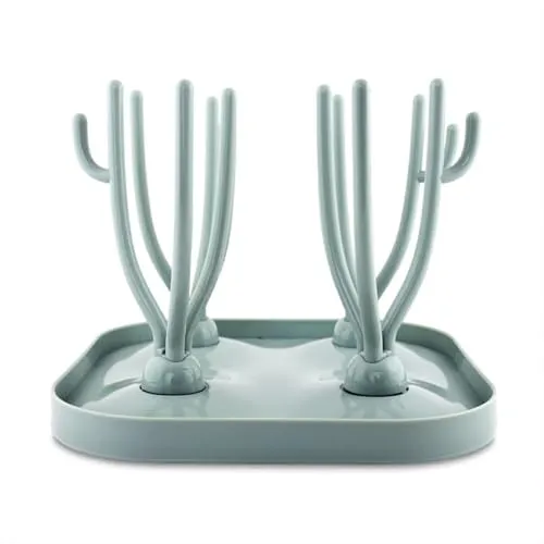 Baby Care Babyflaschentrockner für Trinkflaschen Schnuller Zubehör Abtropfhalter, Farbe:grün