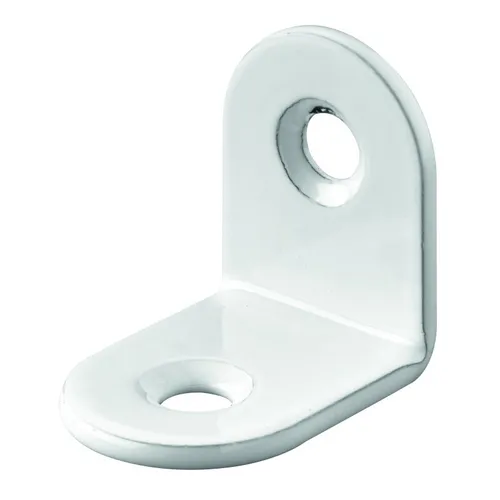 HETTICH Stuhlwinkel, 15 x 20 x 20 x 2mm, Stahl pulverbeschichtet, weiß, 10 Stück