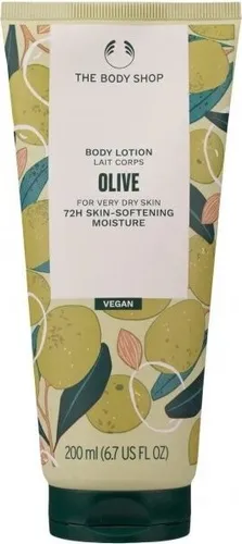 The Body Shop Olive Pflegende Körperlotion 200 ml trockene bis sehr trockene Haut, 72 Stunden intensive Feuchtigkeit