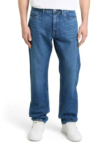 TOM TAILOR Denim TTWAYLEN Relaxed Jeans - Entdecken Sie die TT Waylen Relaxed Jeans im 5-Pocket-Stil. Mit weicher Baumwolle-Elasthan-Mischung für perfekten Tragekomfort und optimalen Sitz. Ideal für lässige Outfits!