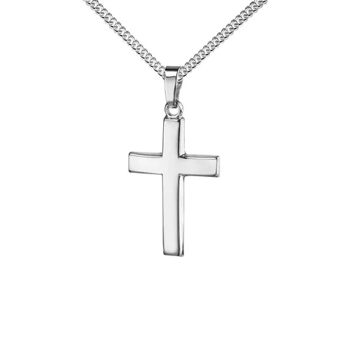 JEVELION Silberkette Kreuz Anhänger 925 Sterlingsilber von JEVELION