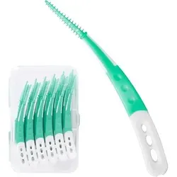 Interdentalbürsten 60 Stück – für optimale Mundhygiene - Praktische Interdentalbürsten für eine gründliche Zahnzwischenreinigung. Ideal für Zahnspangenträger und zur Pflege von Zähnen und Zahnersatz. Komfortabel im Gebrauch und langlebig – 60 Stück für den täglichen Bedarf.