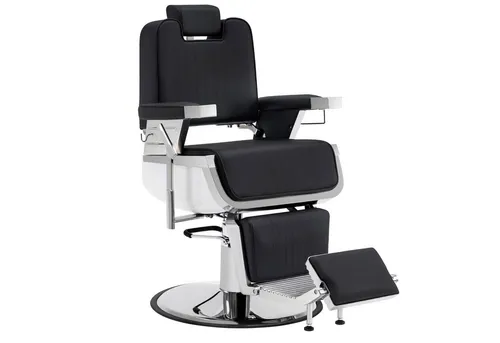 Barberpub Friseurstuhl 3823 – Drehbar & Höhenverstellbar - Hochwertiger Friseurstuhl für Salonbedarf, drehbar und stufenlos höhenverstellbar. Mit praktischen Scheren- und Handtuchhaken ideal für den professionellen Einsatz.