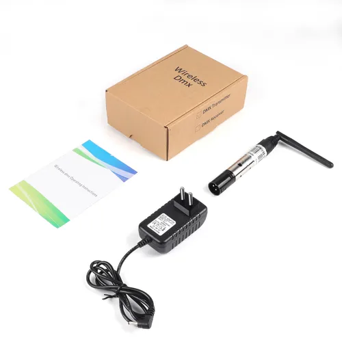Neu DMX512 Transmitter Kabellos Funk Sender für Bühnenlicht Lichteffekte Show