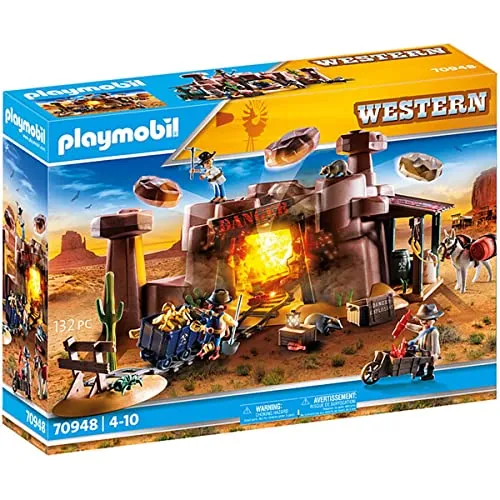 Produktbild Playmobil® Far-West Western Goldmine Spielset